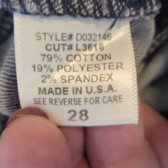 Carmar Faded Gray Moto-Style Ankle Zip Skinny Jeans Size 28 - Picture 8 of 10